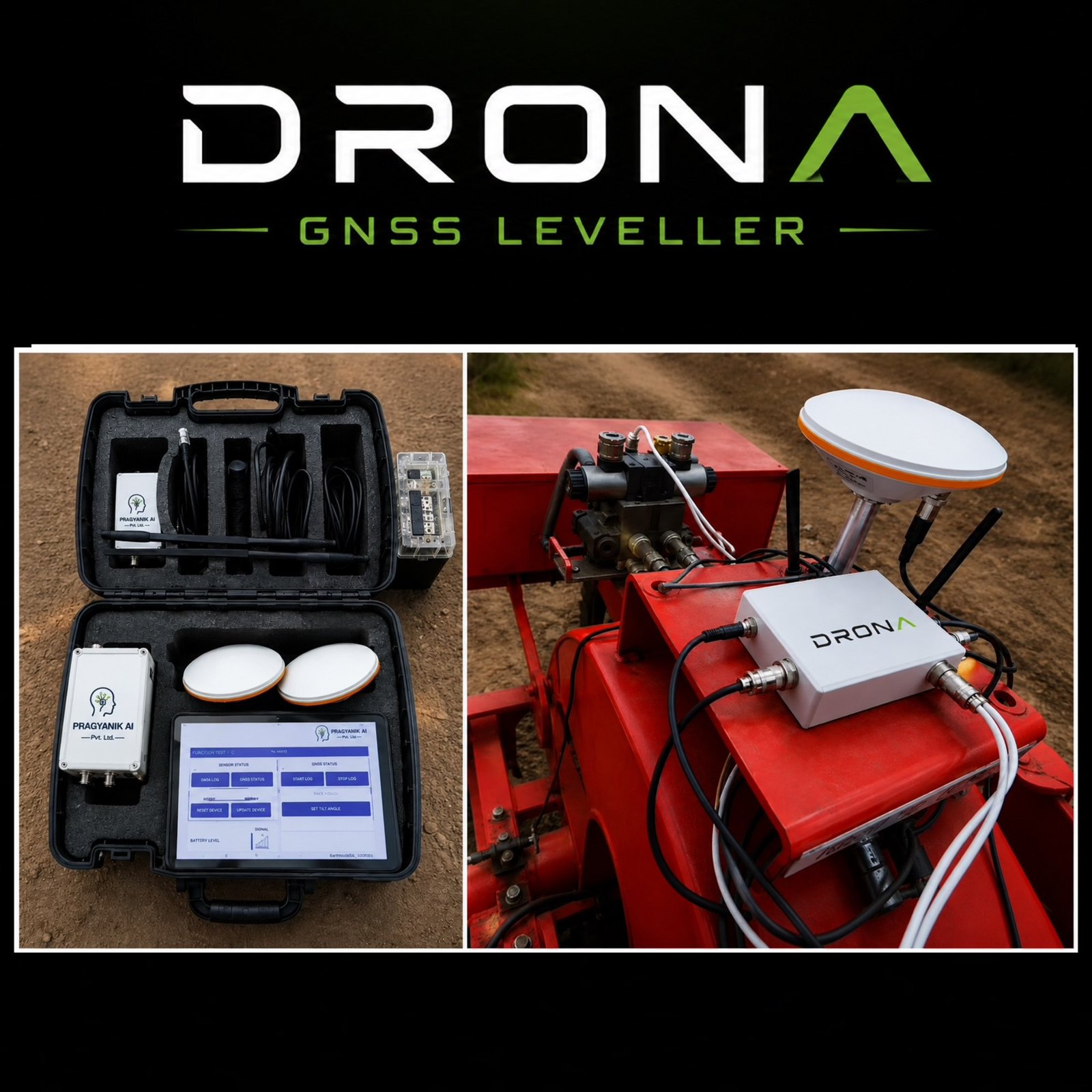 Drona GNSS Land Leveller: India’s First Affordable AI-Based Smart Leveller Module — Starting at Just ₹99,000